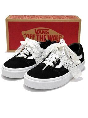 Vans Old Skool Pop Lace Black Women’s 6 Men’s 4.5 Lace Skate Shoes VN00E6WCJK